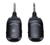 Dpofirs Transmisor y Receptor de Guitarra Inalámbrico de Sonido Claro de 2,4 GHz para Instrumentos Eléctricos, Alcance de 100 Pies, 8 Dispositivos Simultáneos, para Teclado de Violín, bajo,