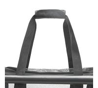 Dpofirs Transportín para Mascotas, Transpirable, Plegable, Cojín Suave, Bolsa de Transporte Portátil para Gatos, para Viaje, Tela Oxford (con Cortina)