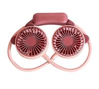 Dpofirs Ventilador de Cuello Portátil, Ventilador de Cuello de Enfriamiento Ventiladores de Cuello Personales Manos Libres para su Cuello, Ventilador de Cuello Recargable, Ventilador de (Púrpura)