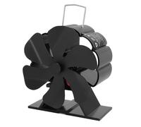 Dpofirs Ventilador de Estufa de Leña Accionado por Calor, Ventilador de Chimenea No Eléctrico para Estufa de Leña, Pellets, Estufas de Gas, Protección contra Sobrecalentamiento,