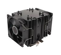 Dpofirs Ventilador de Refrigeración de CPU de 9 Cm, Doble Torre, 6 Tubos de Calor de Cobre, 3 Cables, 3 Ventiladores, Enfriador de CPU para Intel 775 1150 1151 1155 1156 1200 1700 1356