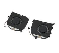 Dpofirs Ventilador de Refrigeración de CPU para Portátil para Conector de Alimentación de 4 Pines para XPS 15 9570 7590 Series 008YY9 0TK9J1 (Ventilador de refrigeración de CPU y