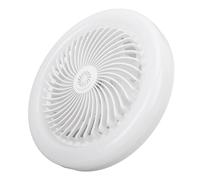 Dpofirs Ventilador de techo de 11,2 pulgadas con luz LED y mando a distancia, moderno ventilador de techo plano para dormitorio