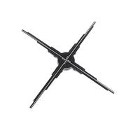 Dpofirs Ventilador de Video Holográfico 3D de 50 Cm 4 Blades Fan, para Exposiciones, Material de Metal (Enchufe de la UE)