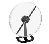 Dpofirs Ventilador holograma 3D, 2000 x 224, holograma 3D, proyector publicitario con 224 luces LED, compatible con control de PC, para fiestas de Halloween (enchufe de la UE)