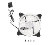 Dpofirs Ventilador para Caja de Computadora de 120 Mm Que Enfría el Ventilador Silencioso para Caja de 1200 RPM de Poco Ruido, Larga Vida útil de hasta 30 000 H, con Efecto de Luz