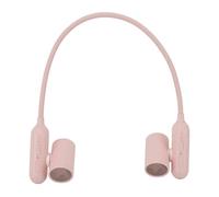 Dpofirs Ventiladores de Cuello Portátiles, Ventilador Personal Ultra Silencioso de bajo Ruido 3 Velocidades Ajustables, Ventilador de Cuello de Calado de Uso Portátil Recargable de USB (Pink)