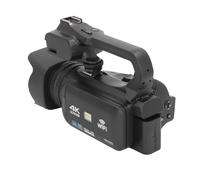 Dpofirs Videocámara 4K UHD, Cámara WiFi con Zoom Digital de 64MP 18X con Pantalla Táctil de 4 Pulgadas, Cámara de Vlogging Portátil NightVision con Luz de Relleno de Cámara Web para Viajes