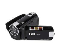 Dpofirs Videocámara Digital, Full HD 270 ° Rotación 1080P 16X Cámara de Video DV de Alta definición Cámara de Video Profesional para Fiestas en el hogar Picnic al Aire Libre Camping(Negro)