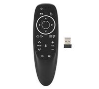 Dpofirs Wireless Air Remote Mouse, Smart Voice Remote Controller Micrófono HD Incorporado Air Fly Mouse para Android TV Box/Mini PC/Windows/HTPC/PCTV Soporte para programación remota Powe Key