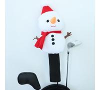 dPois Christmas Magic Snowman Golf Driver Headcover, Soft and Comfortable, Excellent Protection, Ideal for Female Golfers Muñeco de Nieve Driver