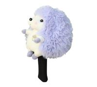dPois Endearing Hedgehog Golf Driver Headcover - Oversized, Sweet Cartoon Hedgehog, Keeps Clubs Safe and Makes You Smile Every Time You See It Morado Driver