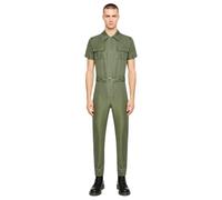 dPois Hombre Mono Deporte Hombres Combinaison Unitalla Trisuit Triatlón Verde militar M