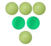 dPois Pelota luminosa para golf versión renovada carga luz natural sin baterías uso en noche deportiva 6 piezas Talla única