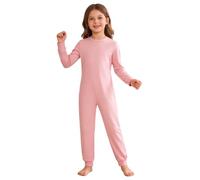 dPois Ropa Adaptada para Niños Combinación Adaptada Manga Larga Niños Mono Antideslizante Ropa para con Necesidades Especiales Vacaciones Rosa Anaranjado 5-6 años