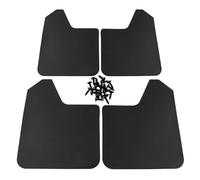 DPONHJ CarroceríA Protector contra Salpicaduras para Alfa Romeo Mito 2016-2018, Coche Faldillas Antibarro, Guardabarros Delanteros Y Traseros para Coche, Accesorios