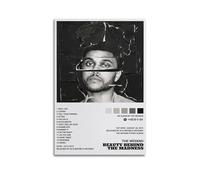 DPQICHH Póster artístico de The Weeknd Beauty Behind The Madness sobre lienzo, pintura al óleo, álbum de arte, decoración de sala de estar, 30,5 x 45,7 cm