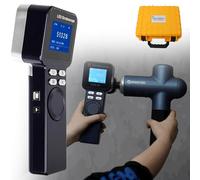 DPQYJPP Estroboscopio LED, estroboscopio Digital portátil de 1-999999 RPM, analizador de Velocidad de Motor sin Contacto, Recargable, para medir Engranajes y neumáticos.