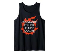 DPS = Muere por Favor Antes para Warriors of Light & Darkness Camiseta sin Mangas