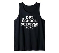 DPT School Survivor 2026 Diseño de graduación de Terapia física Camiseta sin Mangas