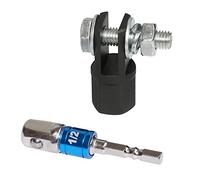 DPTOOL Adaptador de Gato de Tijera con Taladro de Impacto para Llave de Impacto de 1/2 Pulgada Llave de Tuercas de 13/16 Pulgadas Gato de fácil elevación y Descenso