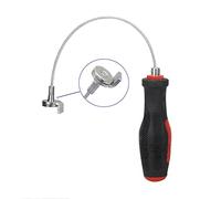 DPTOOL Herramienta de extracción de tapón de drenaje de aceite magnético fuerte, llave inglesa, herramienta de extracción de tapón de sumidero magnético antiescaldado, 13 pulgadas