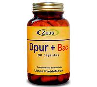 DPUR+BAC | Contribuye con los mecanismos de detoxificación hepática | Complemento Alimenticio a base de Cardo mariano, Aminoácidos, Probióticos, CoQ10 y Minerales | 100% Vegano | 90 Cap Veg