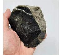 DPURPIWADY 1pc Rough Rock Crystal Black Obsidian Large Raw Stones