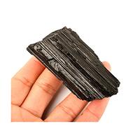 DPURPIWADY 1PC Rough Stone Black Tourmaline Crystal Quartz 50G-200G for Decoration (Color : 242g-260g 1pc)
