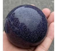 DPURPIWADY Blue Sand Quartz Crystal Ball Beautiful Crystal Ball (Size : 800-900g)