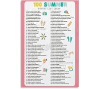 DPURPIWADY Childrens Responsibility Chart Wish List Poster Preschool Break Goal Reward Canvas for Home Decor(Framed,08x12inch(20x30cm))