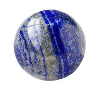 DPURPIWADY Crystal Ball Decorative Ball with Stand Lapis Lazuli Stone Ball Gemstone Sphere Ornaments Sphere,80mm