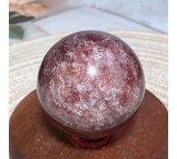 DPURPIWADY Crystal Flower Strawberry Quartz Ball Ornaments Home Ornaments Room Decoration Gifts Home Decor