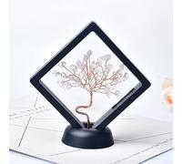 DPURPIWADY Crystal Quartz Tree of Life Gravel Home Decoration Ornaments Lucky Tree DIY Gifts Souvenir Gift (Color : Clear Quartz, Size : 1PC)