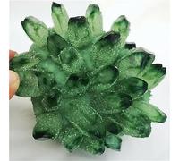 DPURPIWADY Green Ghost Quartz Crystal Cluster Crystals Raw Gemstone for Home&Office Decoration Ornaments (Size : 300-400g)