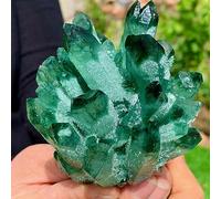 DPURPIWADY Green Mirage Crystal Cluster Jewelry Ornaments (Size : 300-350g)