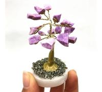 DPURPIWADY Stone 1PC Phospesiderite Tree Gemstone Crystal Lucky Tree Rough Quartz Crystals