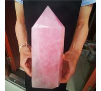 DPURPIWADY Stone Powder Crystal Column Wand Obelisk (Size:350G)