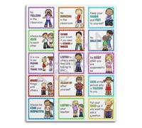 DPURPIWADY The Ultimate Classroom Rules Posters Motivational Set for Teachers and Student Success Wall-Art(Unframed,16x24inch(40x60cm))