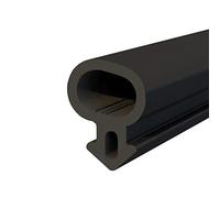 DQ-PP Junta de ventana | negro | 30 metros | S-232 Panorama | Ventanas de PVC | Junta de goma | Junta de plástico | Junta de perfil de aluminio
