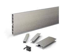 DQ-PP Zócalo de 3 m, 100 mm, acero inoxidable, plástico, rodapiés para cocina