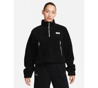 DQ6242-010 Nike Therma-FIT Mujer Pullover Hoodie Negro Mujer Moda Fitness