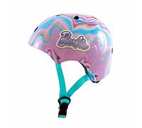 DQB DeQUBE Casco Barbie-Ajustable-Ultraligero y Seguro-Resistente y Transpirable-De 2 a 7 años-Color Negro, Infantil Unisex, Rosa, Regulable