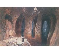 DQCJIYIGL Cartel del Lienzo Artísticas de Lona Bahr El Khabeer sulle cisterne scavate nella roccia del Marsotto il tempio del sito di William Simpson para la Decoración del Hogar de la Oficina 60x90cm