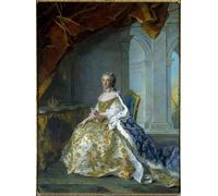 DQCJIYIGL Carteles e Impresos Arte Della Tela Ritratto di Luisa Elisabetta di Francia Infante di Spagna poi duchessa di Parma di Jean Marc Nattier para la Decoración del Hogar del Dormitorio 60x90cm