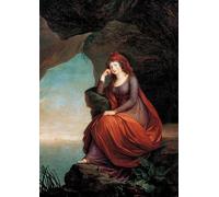DQCJIYIGL Famoso Cartel del Lienzo Artísticas de Lona Contessa Maria a Hermengilde Esterházy Née Princess di Elisabeth Louise Vigee Lebrun para la Decoración del Hogar de la Oficina 60x90cm