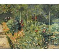 DQCJIYIGL Famoso Cartel del Lienzo Artísticas de Lona l'orto a Wannssee Westward di Max Liebermann para la Decoración del Hogar de la Oficina 60x90cm
