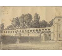 DQCJIYIGL Famoso Impresión Póster Imagen Hermoso Paisaje Casino Del Muro Torto I Villa Haben di CW Eckersberg para Decoración de Paredes 60x90cm