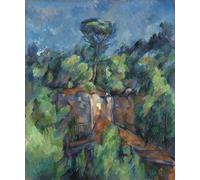 DQCJIYIGL Famoso Impresión Póster Imagen Hermoso Paisaje Cava a Bibémus di Paul Cézanne para Decoración de Paredes 60x90cm