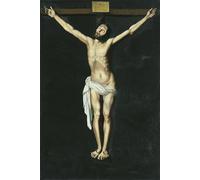 DQCJIYIGL Famoso Impresión Póster Imagen Hermoso Paisaje Cristo in Croce di Francisco De Zurbaran para Decoración de Paredes 60x90cm